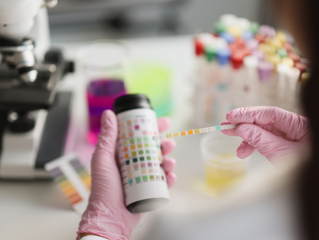 Drug test strip screening